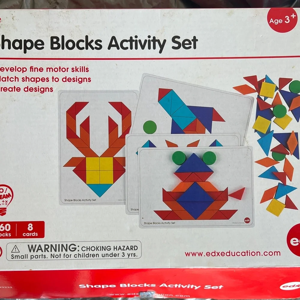 Shape Blocks Activity Set - Multicolor - Picture 1 of 4